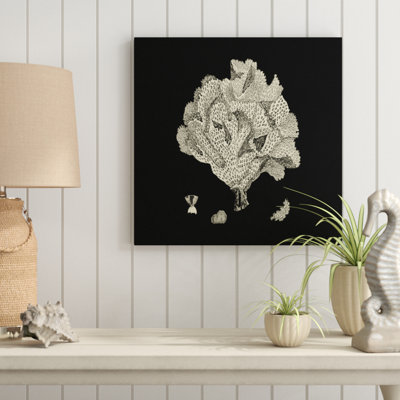 «Black and Tan Coral IV», impression sur toile