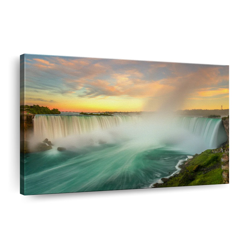 «Niagara Falls Scenery», reproduction sur toile, H 24 po x l 36 po x P 1,25 po