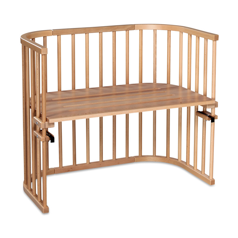 Babybay Maxi Co-Sleeper, Natural varnish