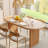 Modern Extendable Dining Table with Removable Leaves