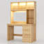 MDF Computer Desk with Built-In Electrical Outlet-350558316