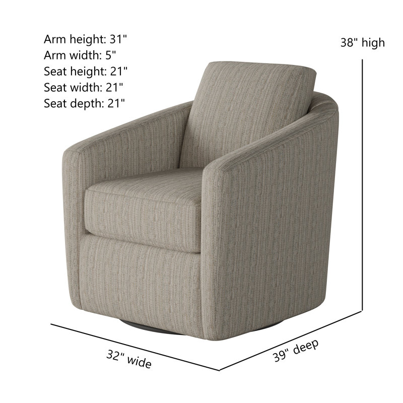 Daisey Swivel Glider, Mykonos Taupe