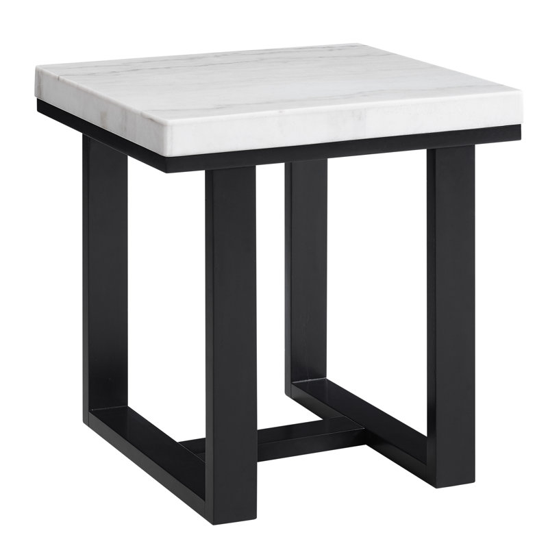 Table de bout Anagabriel, Blanc