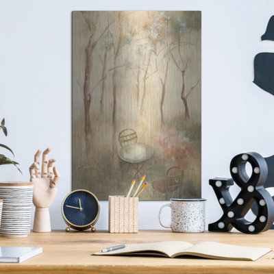 Art mural en métal «Table For Two Crop» par Cheri Blum