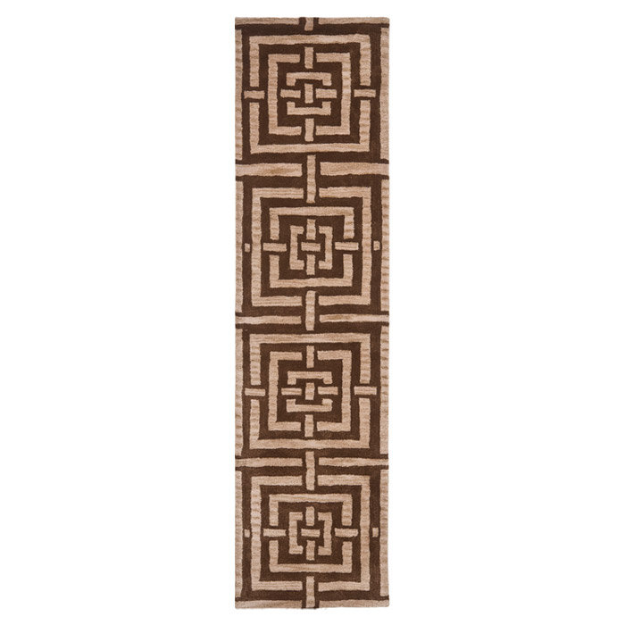 Secaucus Hand Tufted Wool Geometric Rug