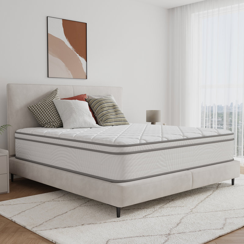 Matelas hybride doux-moyen 14 po, Double