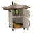 Rectangular Outdoor Side Table , 40 " W 23.25 " D