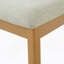 Ensemble de table de salle à manger 5 pièces pour 4 personnes, 1 table en bois avec 4 chaises rembourrées-2064570232
