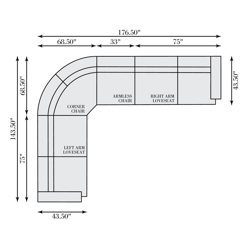 Aldo Reclining Corner Sectional