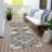 Machine Washable Indoor/Outdoor Xhevrie Beige Rug-1360219722