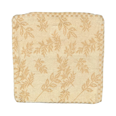 Ambroz Floral Beige Square Cushion