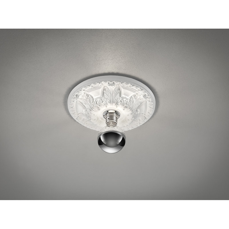 Ceiling light 1-light Crespo, 6cm H x 30cm W x 30cm D