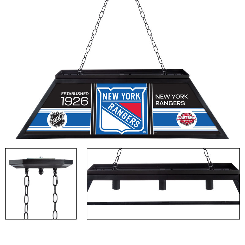 New York Rangers Patch  44-Inch Pool Table Light