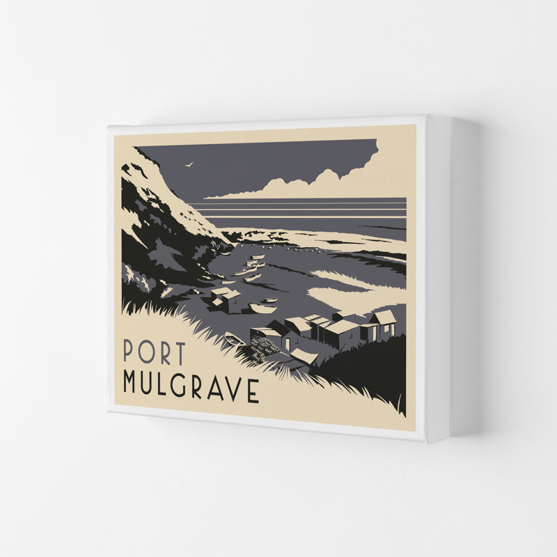 Port Mulgrave by Richard O'Neill - Print, Wrapped Canvas, 21cm H x 29.7cm W x 4cm D