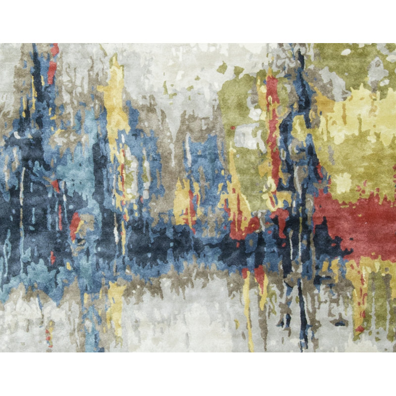 Abstract Area Rug, Rectangle 5' x 8'