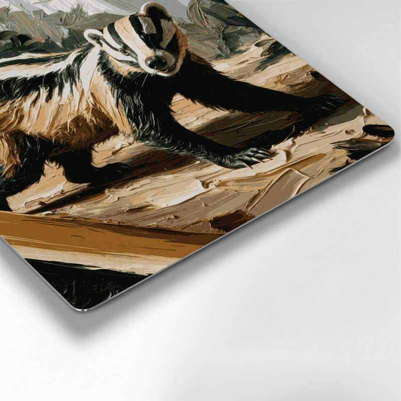 Art mural en métal Wildlife, H 16 po x l 16 po
