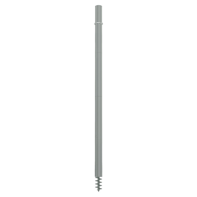 Barre de voile d'ombrage en acier robuste de 11 pi 11,35 po de diamètre