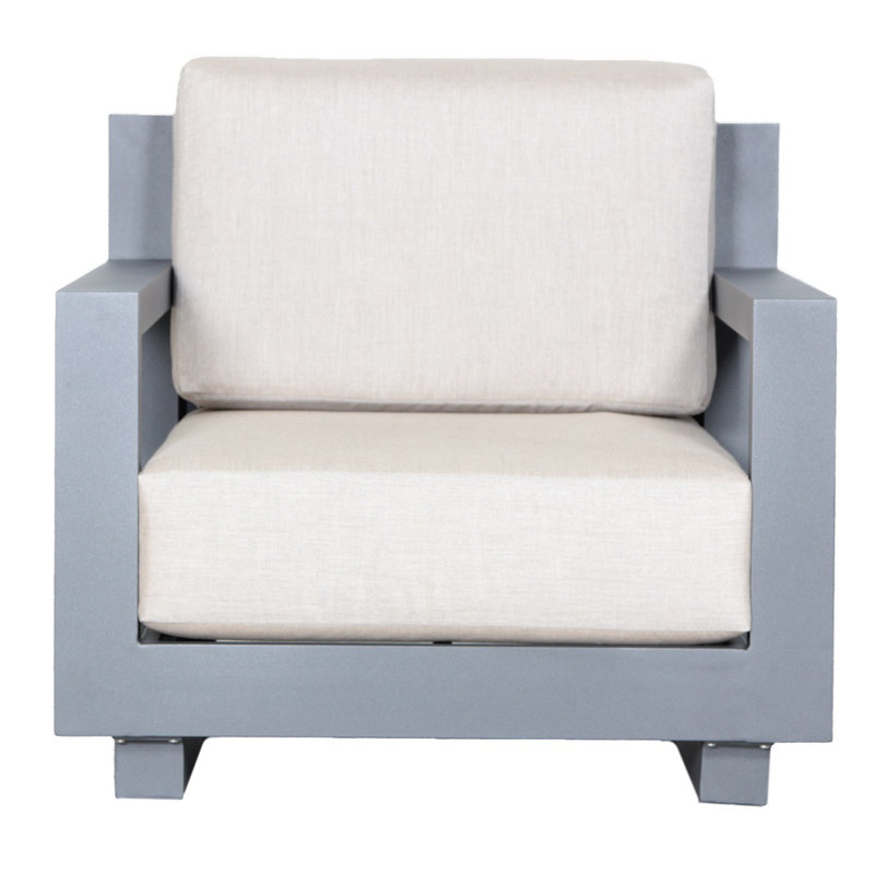 Chaise de patio avec coussins Koeller