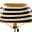 Black and White Library Lamp