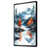Black Floater Framed