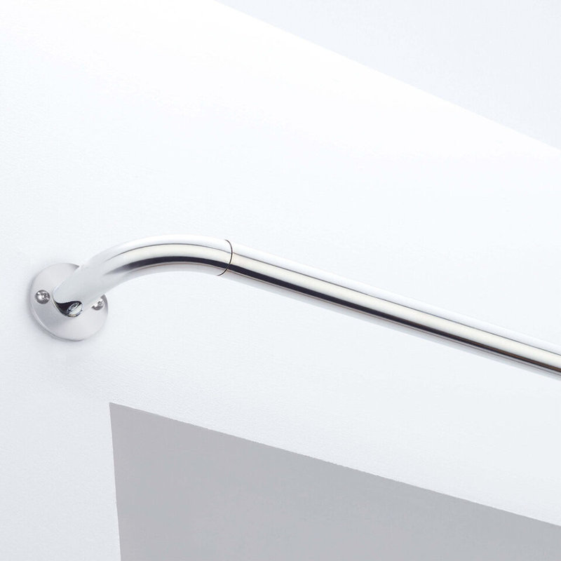 Premium Extendable Blackout Curtain Pole, 160-300 Cm, Chrome