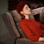 Fauteuil inclinable en similicuir pour salon RV