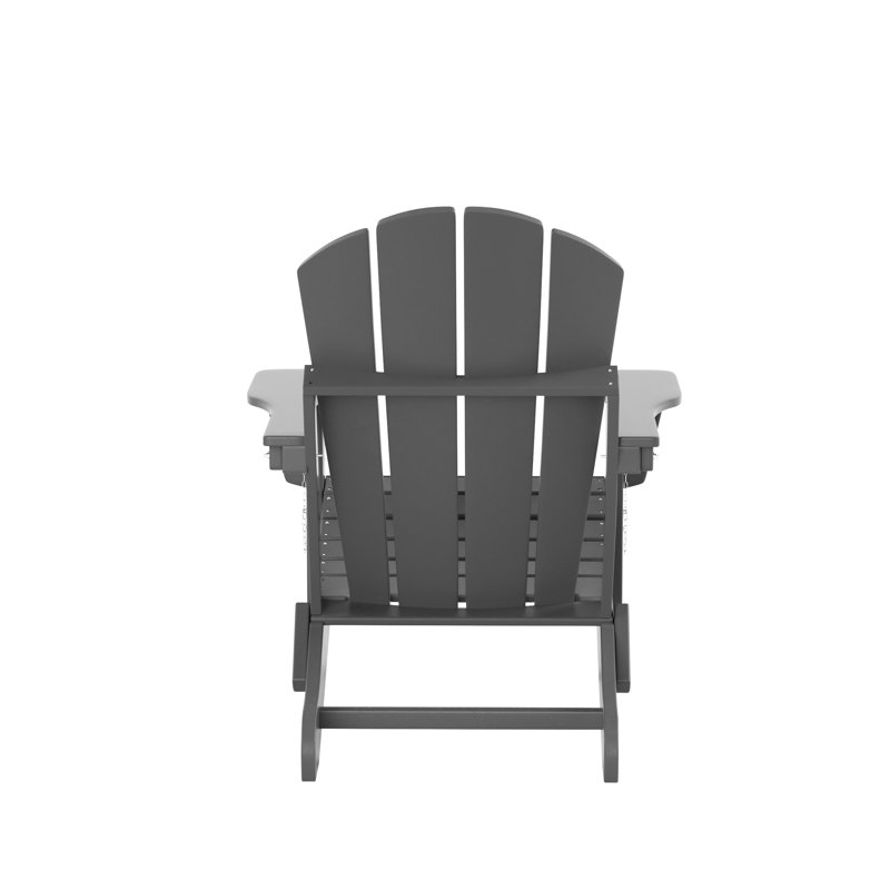 Chaise Adirondack pliante Laguna, Gris foncé
