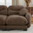 Compression Cozy Chenille Sofas 2 Seater Modular Modern Home Seating