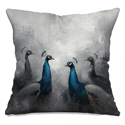 Coussins Group of Peacocks