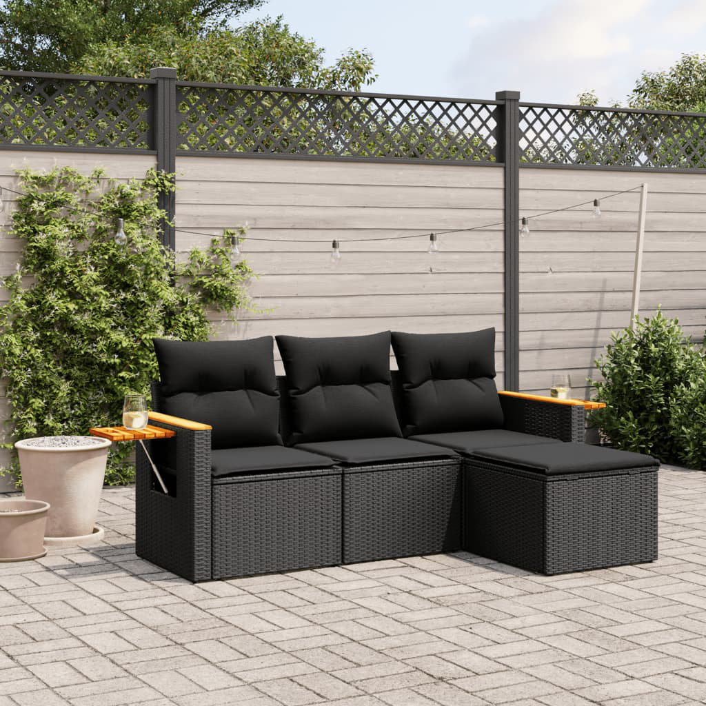 Gartensofa mit Kissen Nodra