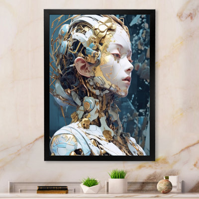 Femme robot II sur toile