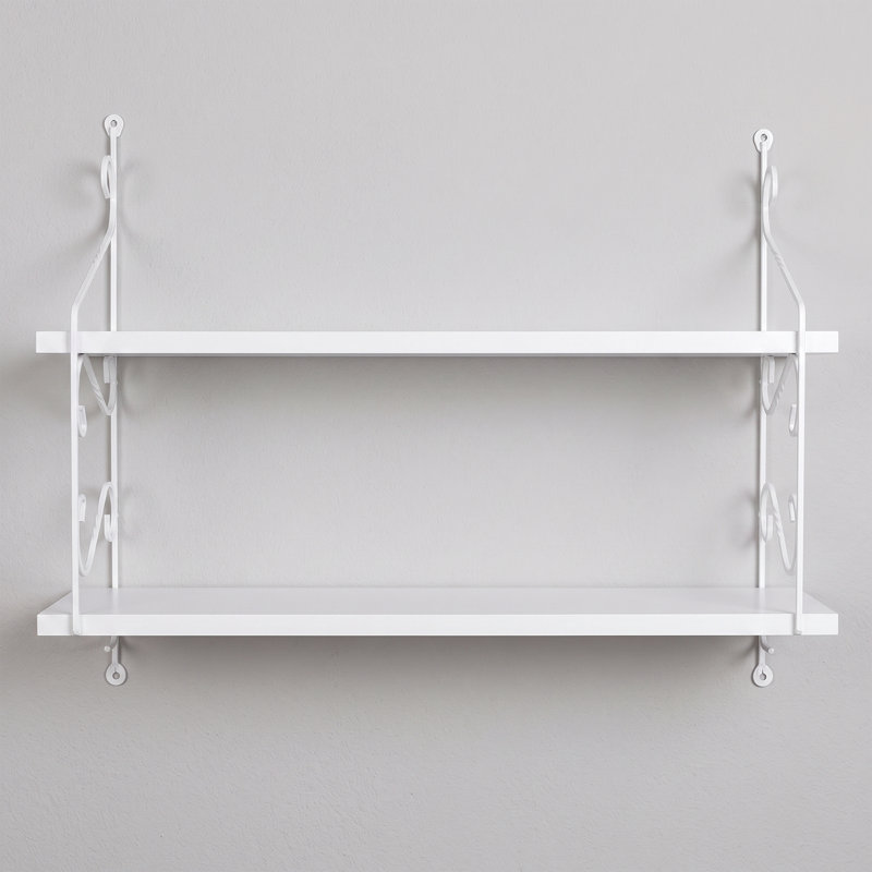 Amelie Scrollwork 2-Tier Wall Shelf
