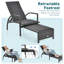 Chaise longue d'extérieur Candiace