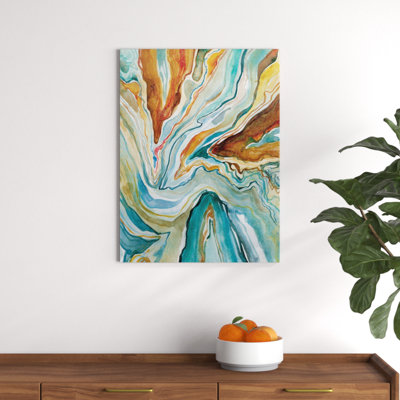 «Geo Formation II» par Carol Robinson, reproduction d'art sur toile tendue