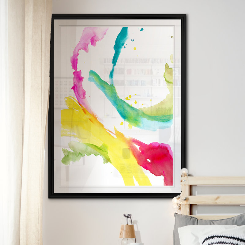 « saturée splash ii », impression sur toile, H 18,5 po x l 24,5 po x P 1,5 po, Noir