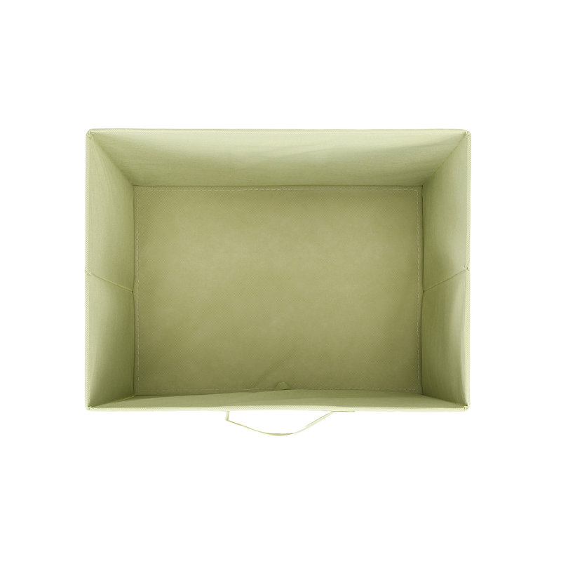 Rebrilliant Fabric Decorative Bin, Green