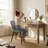 Chardee Tufted Upholstered Dining Chairs Faux Leather Waterproof Side Chair With Metal Frame-304930574