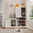 Multi-Functional Shoe Storage Bench with 7+3 Storage Compartments & Adjustable Layer Board-1826523321-1831949504