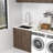 24" W x 18" D x 12" H Undermount Quartz Laundry Sink Deep Undermount Granite Composite Utility Sink-121504275