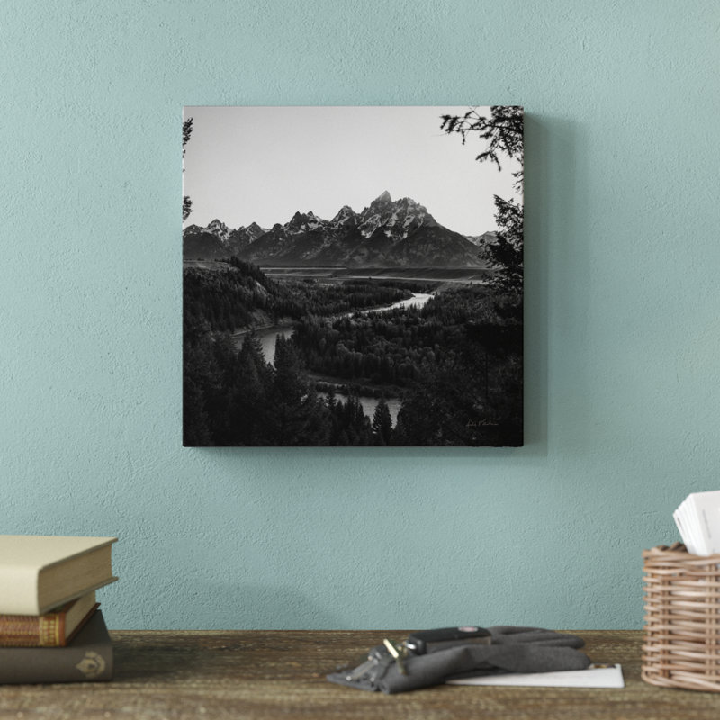Grand Tetons IV by Andre Eichman - No Frame Print on Canvas, 30cm H x 30cm W x 3.8cm D