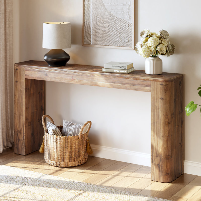 160cm Solid Wood Console Table