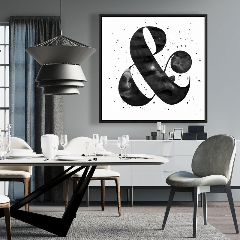 «Esperluette» sur toile