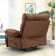 Abston Wide Velvet Oversize Upholstered Manual Standard Recliner(Set of 2)