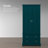 Freestanding Wooden Wardrobe Armoire with 2 Drawers-563725903