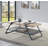 Brantley Oak & Sandy Gray Finish Coffee Table