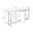 Retro 4 Doors Storage Cabinet With Adjustable Shelves-881770080