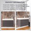 Meuble-lavabo mural 30 po en contreplaqué flottant avec lavabo