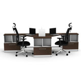 Kumasi Rectangle 2 Person Benching Workstation