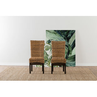 Rattan Kitchen Dining Chairs Nordic Living Room Accent Banquet