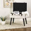 Tabouret de coiffeuse en bois massif Coleridge-838921158